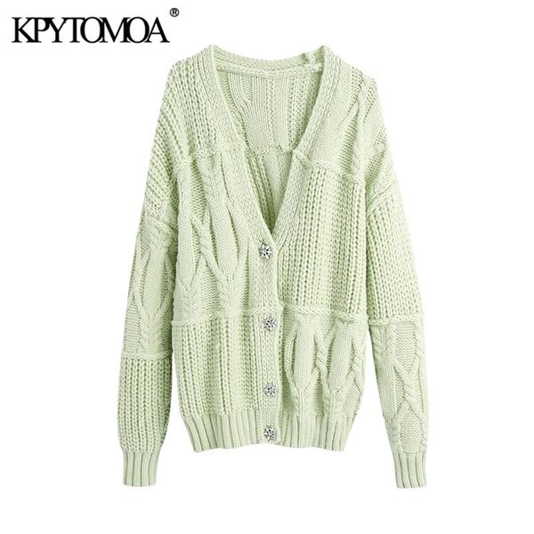 women fashion with rhinestone button patchwork cardigan sweater long sleeve female outerwear chic 210420, White;black
women fashion with rhinestone button patchwork cardigan sweater long sleeve female outerwear chic 210420, White;black