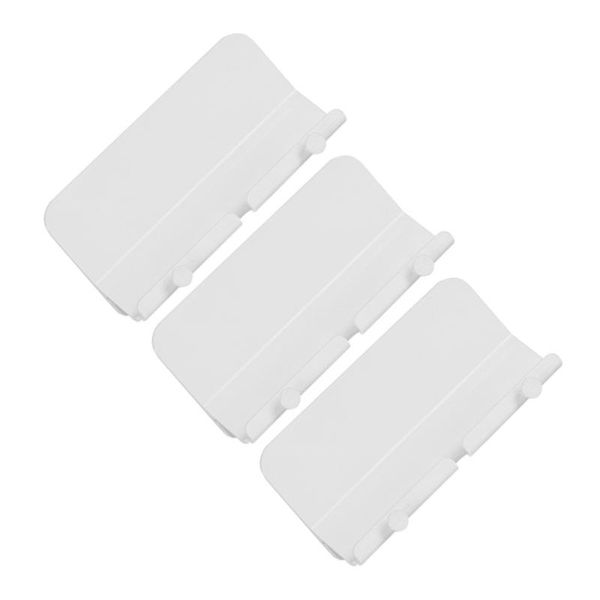 hooks & rails 3pcs wall-mounted phone organizers universal charging holders (white)
hooks & rails 3pcs wall-mounted phone organizers universal charging holders (white)