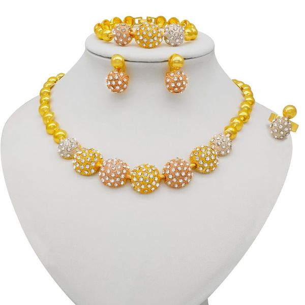 gold color jewelry sets for women african beads bridal wedding gifts party necklace bracelet earrings set saudi arabia jewellery &, Silver
gold color jewelry sets for women african beads bridal wedding gifts party necklace bracelet earrings set saudi arabia jewellery &, Silver