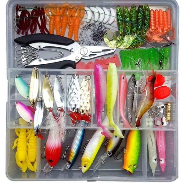 75pcs/94pcs/122pcs/142pcs fishing lures set spoon hooks minnow pilers hard lure kit in box gear tackle accessories
75pcs/94pcs/122pcs/142pcs fishing lures set spoon hooks minnow pilers hard lure kit in box gear tackle accessories