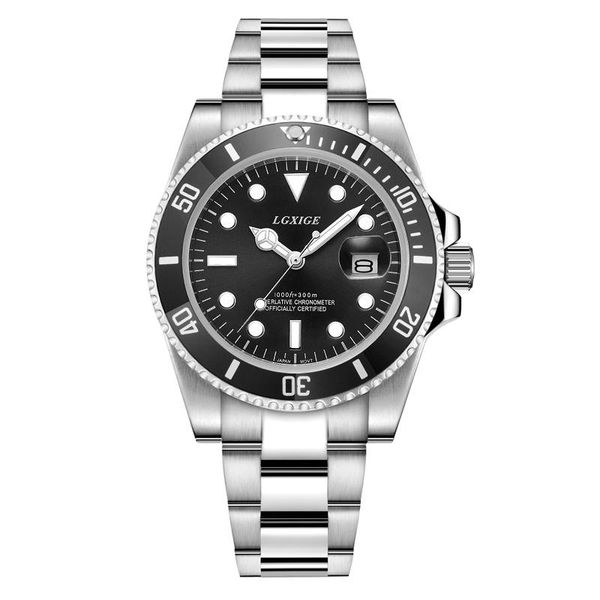 wristwatches brand gold watch men stainless steel diver men's quartz business watchproof wristwatch relogio masculino, Slivery;brown
wristwatches brand gold watch men stainless steel diver men's quartz business watchproof wristwatch relogio masculino, Slivery;brown