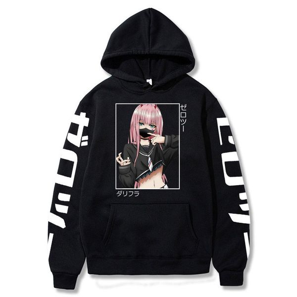 franxx men's and women's darling hoodie, janjapane animated printed sweater, gan zero two fashion, warm clothing, Black
franxx men's and women's darling hoodie, janjapane animated printed sweater, gan zero two fashion, warm clothing, Black