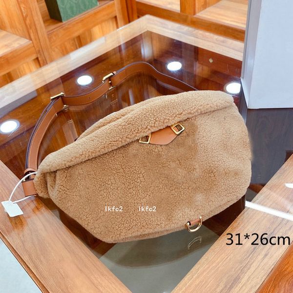 designer furry waist bags lamb wool brown waistbag fashion autumn winter luxury chest bag
designer furry waist bags lamb wool brown waistbag fashion autumn winter luxury chest bag