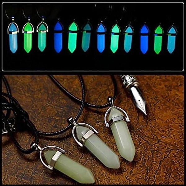decorative objects & figurines luminous stone fluorescent hexagonal column necklace natural crystal glowing in dark pendant leather
decorative objects & figurines luminous stone fluorescent hexagonal column necklace natural crystal glowing in dark pendant leather