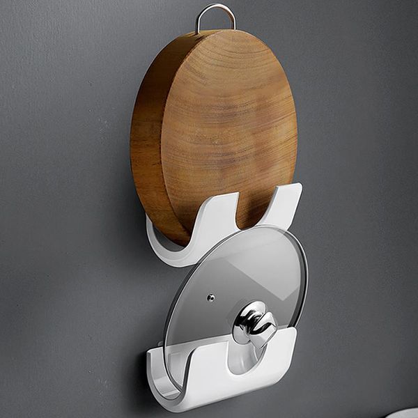 1pc household punch-pot lid rack wall-mounted kitchen storage bracket & organization
1pc household punch-pot lid rack wall-mounted kitchen storage bracket & organization