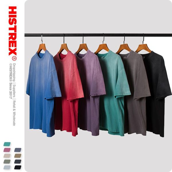 men's t-shirts histrex oversized gradient candy color heavy cotton vintage 200g men t shirt summer brand clothing graphic shi tshirt ma, White;black
men's t-shirts histrex oversized gradient candy color heavy cotton vintage 200g men t shirt summer brand clothing graphic shi tshirt ma, White;black