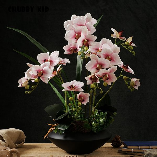 real touch 3d artificial butterfly orchid flower arrangements fake ikebana wedding latex orchid with ceramic flower pot suit
real touch 3d artificial butterfly orchid flower arrangements fake ikebana wedding latex orchid with ceramic flower pot suit