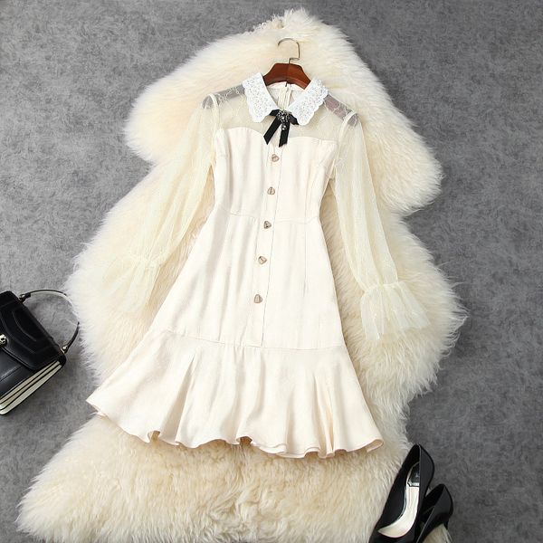casual dresses european and american women's clothing new styles for spring flared long sleeve nail beaded lapel fashion fishtail dress, Black;gray
casual dresses european and american women's clothing new styles for spring flared long sleeve nail beaded lapel fashion fishtail dress, Black;gray