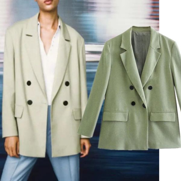 women's suits & blazers dave&di england style fashion double breasted casual blazer women vintage oversize office lady simple and jacke, White;black
women's suits & blazers dave&di england style fashion double breasted casual blazer women vintage oversize office lady simple and jacke, White;black