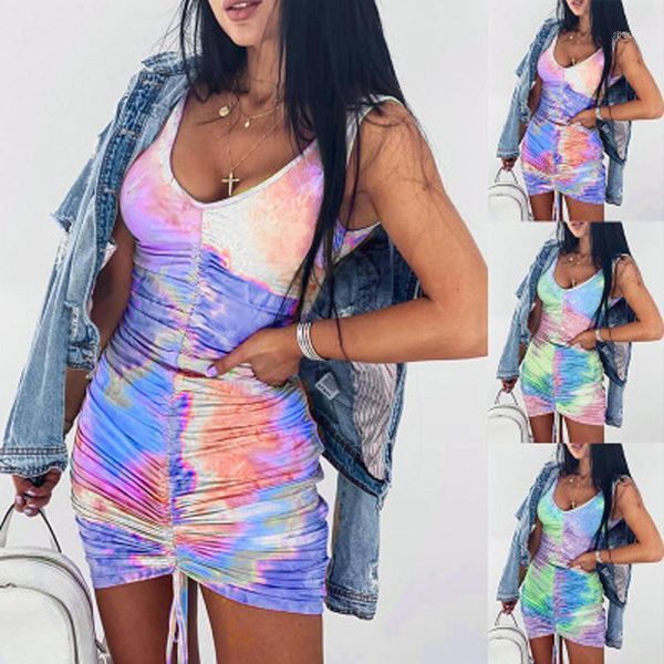pencil dress summer women drawstring design sleeveless v-neck high waist gradient tie-dye print slim hips mini tanks casual dresses, Black;gray
pencil dress summer women drawstring design sleeveless v-neck high waist gradient tie-dye print slim hips mini tanks casual dresses, Black;gray