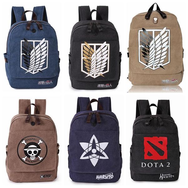 backpack cartoon attack on titan gintama game ps4 dota casual student school backpacks women men kids canvas shoulders bags
backpack cartoon attack on titan gintama game ps4 dota casual student school backpacks women men kids canvas shoulders bags