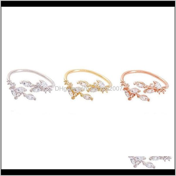 jewelrygolden japanese and korean style simple leaves zircon opening ring index finger sweet ladies jewelry wedding rings drop delivery 2021, Slivery;golden
jewelrygolden japanese and korean style simple leaves zircon opening ring index finger sweet ladies jewelry wedding rings drop delivery 2021, Slivery;golden