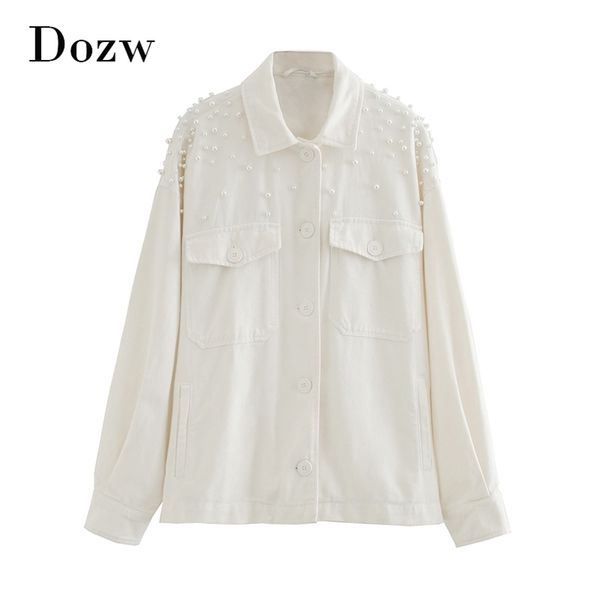 pearl decorate chic stylish jacket women batwing long sleeve loose white coat female baggy lady jackets outerwear autumn 210515, Black;brown
pearl decorate chic stylish jacket women batwing long sleeve loose white coat female baggy lady jackets outerwear autumn 210515, Black;brown