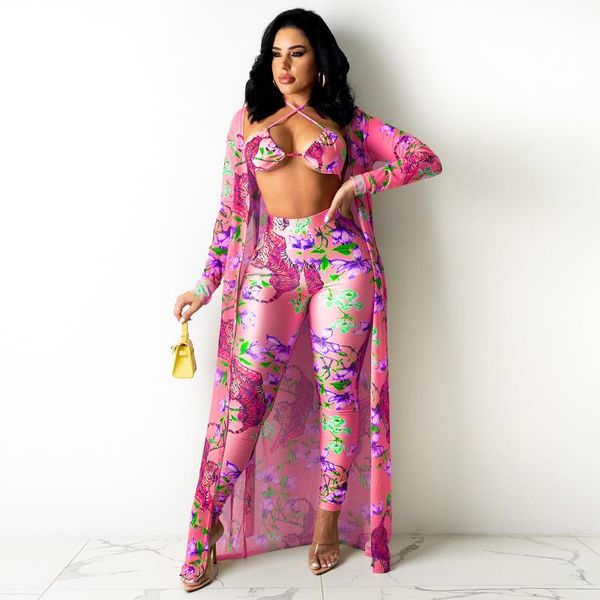women's two piece pants 2021 summer fashion long shawl with binding hanging neck slim pencil three-piece set, White
women's two piece pants 2021 summer fashion long shawl with binding hanging neck slim pencil three-piece set, White