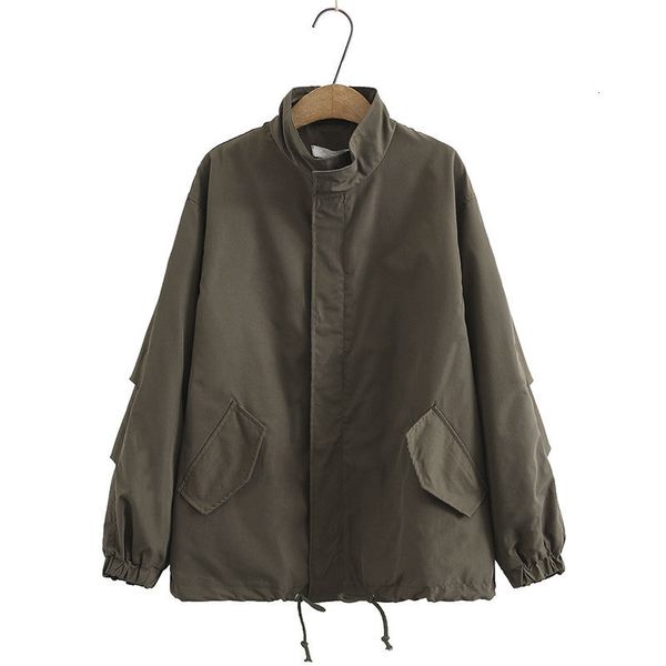 women's jackets spring woman jacket drawstring long sleeve zipper pocket coat women loose casual bomber mujer chaqueta plus size x, Black;brown
women's jackets spring woman jacket drawstring long sleeve zipper pocket coat women loose casual bomber mujer chaqueta plus size x, Black;brown