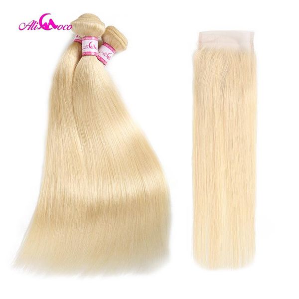 human hair bulks ali coco brazilian straight blonde 613 bundles with closure 10-28 inch part remy, Black
human hair bulks ali coco brazilian straight blonde 613 bundles with closure 10-28 inch part remy, Black