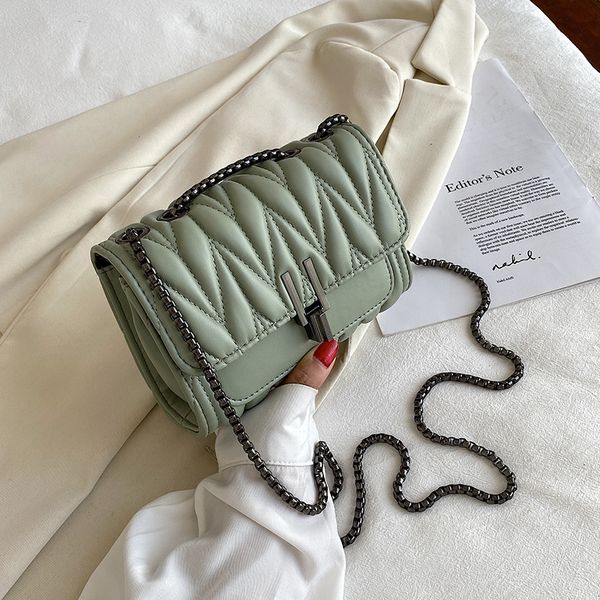 womens luxury leather bag designer small shoulder strap mini pink metal chain light green handbag 2021
womens luxury leather bag designer small shoulder strap mini pink metal chain light green handbag 2021