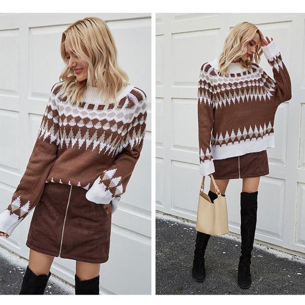 women's sweaters vintage british knitted sweater for women 2021 winter loose turkleneck plaid long sleeve pullover female jumper knitwe, White;black
women's sweaters vintage british knitted sweater for women 2021 winter loose turkleneck plaid long sleeve pullover female jumper knitwe, White;black