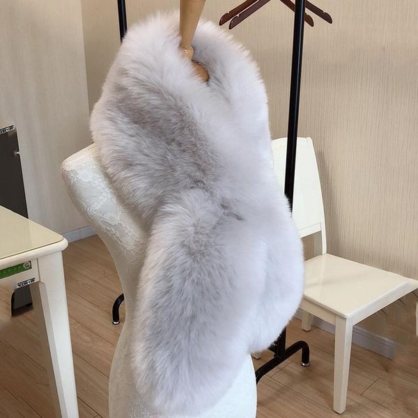 scarves women winter thicken plush faux fur scarf solid color collar shawl neck warmer shrugs knitted neckerchief long wraps, Blue;gray
scarves women winter thicken plush faux fur scarf solid color collar shawl neck warmer shrugs knitted neckerchief long wraps, Blue;gray