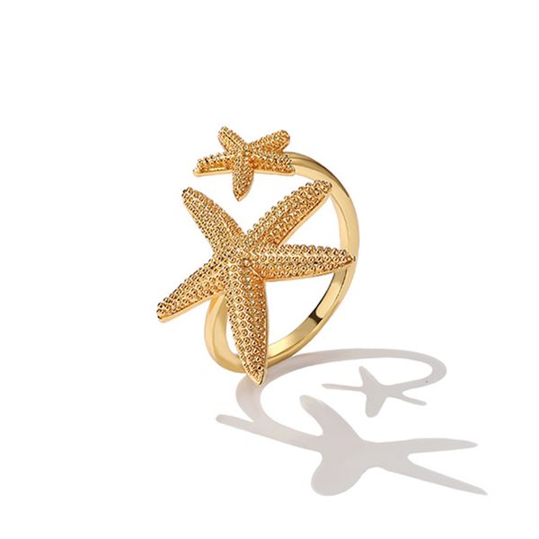 love ring srcoi design double cute starfish open s gold color alloy beach adjustable finger for women birthday gifts, Slivery;golden
love ring srcoi design double cute starfish open s gold color alloy beach adjustable finger for women birthday gifts, Slivery;golden