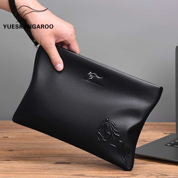 the wallet yuesen kangaroo men's hand fashion net red clip leisure large capacity bag, Black
the wallet yuesen kangaroo men's hand fashion net red clip leisure large capacity bag, Black