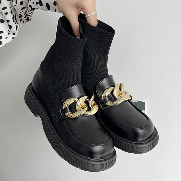 boots big size women 2021 sock female fashion flats metal autumn winter ladies ankle short modern for woman slip on shoes, Black
boots big size women 2021 sock female fashion flats metal autumn winter ladies ankle short modern for woman slip on shoes, Black