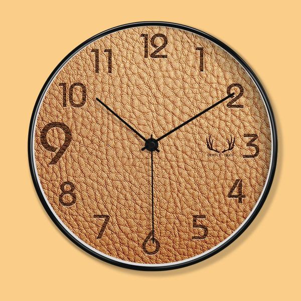inch similar to leather texture nordic mute round clock decoration for living room bedroom cafe art wall home decor clocks
inch similar to leather texture nordic mute round clock decoration for living room bedroom cafe art wall home decor clocks