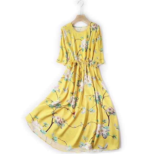 bohemian print mid-calf o-neck summer real silk three quarter sleeve a-line ropa mujer verano 2021 vestidos de salir casual dresses, Black;gray
bohemian print mid-calf o-neck summer real silk three quarter sleeve a-line ropa mujer verano 2021 vestidos de salir casual dresses, Black;gray