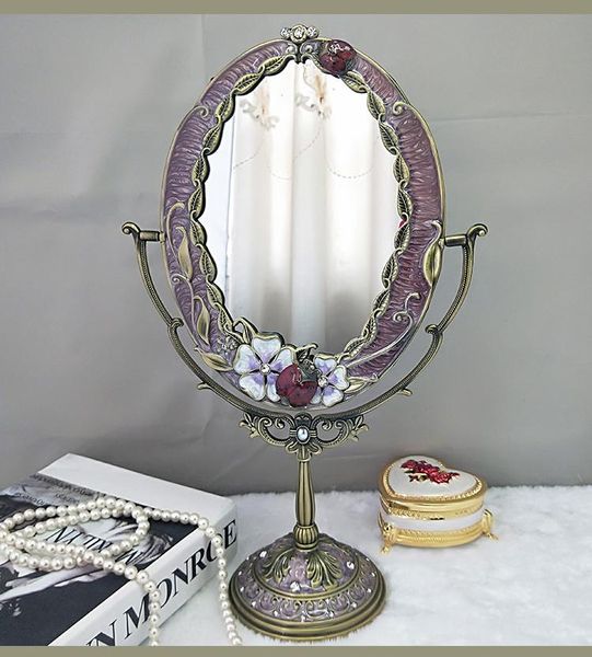 mirrors vintage mirror metal po picture frame 2 in 1 oval 360 rotation color enamels 
mirrors vintage mirror metal po picture frame 2 in 1 oval 360 rotation color enamels