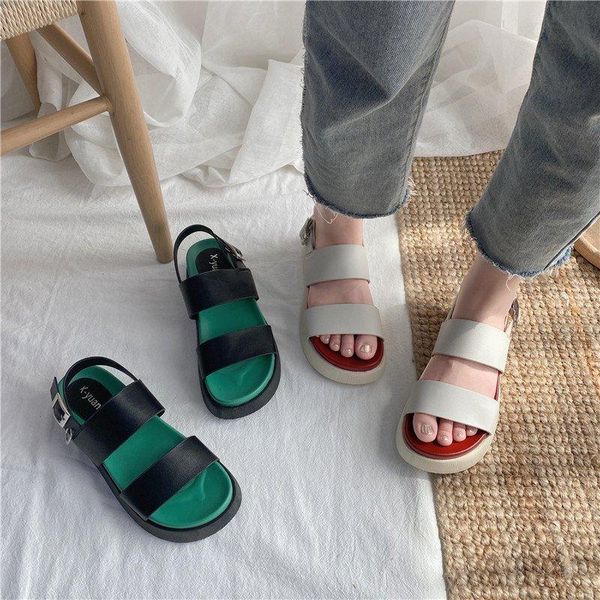 sandals 2021 summer sports beach women's outer wear thick-soled casual student platform shoes all-match, Black
sandals 2021 summer sports beach women's outer wear thick-soled casual student platform shoes all-match, Black