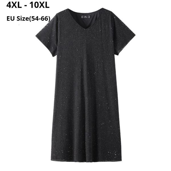 dresses plus size 10xl 8xl 6xl 4xl women short sleeves v-neck summer dresses femme elegant a-line black clothing slim calf length dress, Black;gray
dresses plus size 10xl 8xl 6xl 4xl women short sleeves v-neck summer dresses femme elegant a-line black clothing slim calf length dress, Black;gray