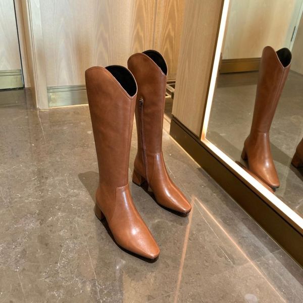 boots 2021 winter trendy shoes full leather fabric handmade long barrel knight, Black
boots 2021 winter trendy shoes full leather fabric handmade long barrel knight, Black