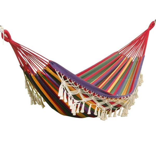 camp furniture garden cotton hammock comfortable fabric with tree straps for hanging durable up to 450lbs portable
camp furniture garden cotton hammock comfortable fabric with tree straps for hanging durable up to 450lbs portable