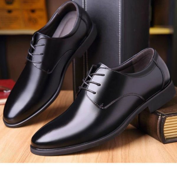 lace-up men wedding shoes business pointed toe men's casual fashion dress all-match trend oxford flat, Black
lace-up men wedding shoes business pointed toe men's casual fashion dress all-match trend oxford flat, Black