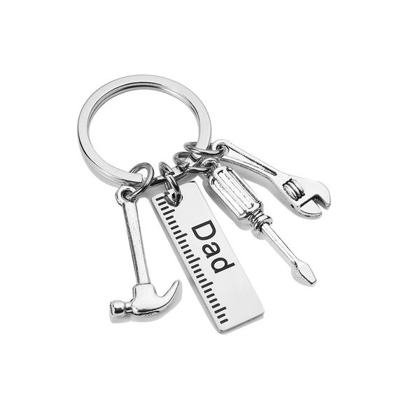 key rings diy stainls steel keychain dad hammer screwdriver wrench dad's tools father's day gift, Slivery;golden
key rings diy stainls steel keychain dad hammer screwdriver wrench dad's tools father's day gift, Slivery;golden