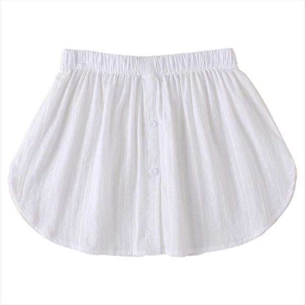 layered decorative striped jacquard white women skirts a line flare curved false hem buttons detachable apron accessories, Black
layered decorative striped jacquard white women skirts a line flare curved false hem buttons detachable apron accessories, Black