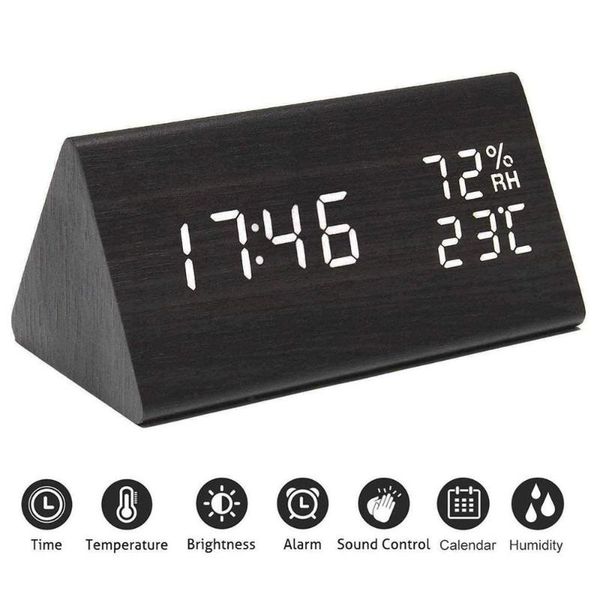 other clocks & accessories humidity alarm clock led wooden watch table voice control digital wood powered electronic desktop
other clocks & accessories humidity alarm clock led wooden watch table voice control digital wood powered electronic desktop