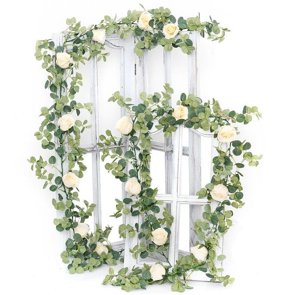 decorative flowers & wreaths fake peony eucalyptus vine rose garland hanging rattan vertical garden white plants leaves wedding backdrop wal
decorative flowers & wreaths fake peony eucalyptus vine rose garland hanging rattan vertical garden white plants leaves wedding backdrop wal