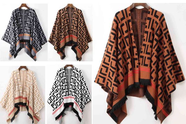 women s cape classical womans cloak with f printed high quallity autumn spring winter cardigan design knitting fringe size, Black
women s cape classical womans cloak with f printed high quallity autumn spring winter cardigan design knitting fringe size, Black