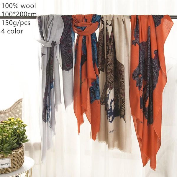 scarves naizaiga 100% wool peacock print long scarf women ladies warm pashmina , jy109, Blue;gray
scarves naizaiga 100% wool peacock print long scarf women ladies warm pashmina , jy109, Blue;gray