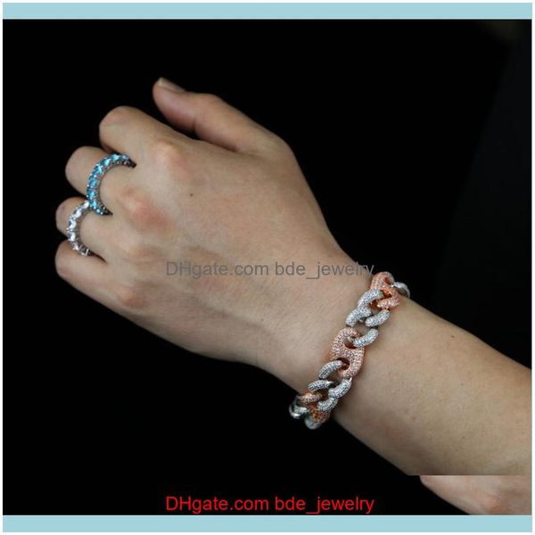 charm jewelrycharm bracelets fashion 15mm rock punk women men jewelry rose gold two tone color 5a cz iced out bling hip hop cuban chain drop, Golden;silver
charm jewelrycharm bracelets fashion 15mm rock punk women men jewelry rose gold two tone color 5a cz iced out bling hip hop cuban chain drop, Golden;silver