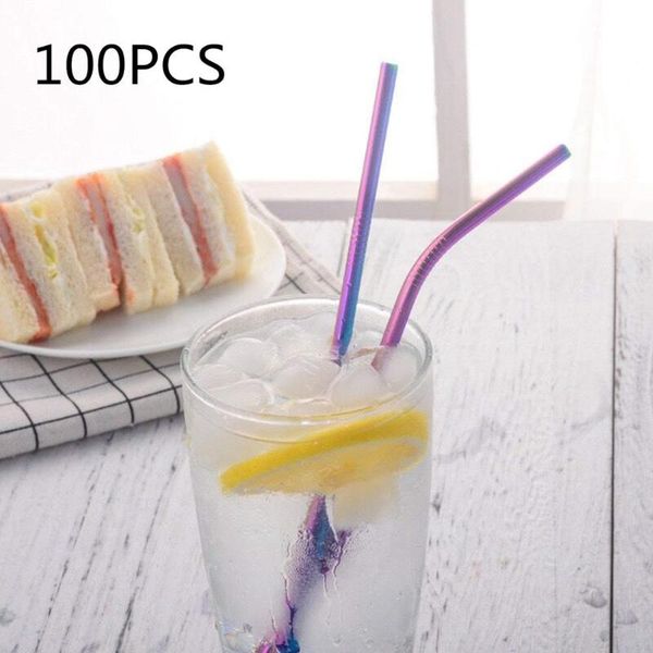 drinking straws 100pcs 304 stainless steel solid color round drink straw reusable environmental protection daily necessities unique gift 
drinking straws 100pcs 304 stainless steel solid color round drink straw reusable environmental protection daily necessities unique gift