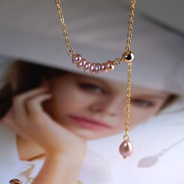 lexie diary 2021 fashion creative natural freshwater pearls adjustable necklace for women accessory jewelry pendant necklaces, Silver
lexie diary 2021 fashion creative natural freshwater pearls adjustable necklace for women accessory jewelry pendant necklaces, Silver
