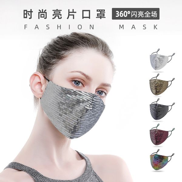 mask sequin personality shiny dust three layer cotton filter dazzling
mask sequin personality shiny dust three layer cotton filter dazzling