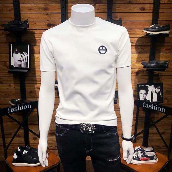 summer polo shirt 2021 0 short men's printed round ne t-shirt half sve fashion slim mercerized cotton, White;black
summer polo shirt 2021 0 short men's printed round ne t-shirt half sve fashion slim mercerized cotton, White;black