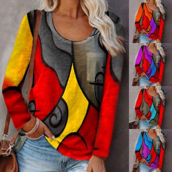 women's t-shirt coming thin autumn casual women t shirts long sleeve fashion patchwork slim irregular clothes shirt, White
women's t-shirt coming thin autumn casual women t shirts long sleeve fashion patchwork slim irregular clothes shirt, White