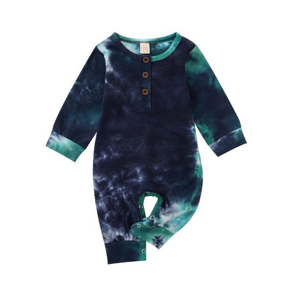 jumpsuits 0-18m infant born baby boys girls casual button rompers long sleeve playsuit tie dye print one piece jumpsuit fall clothes, Blue
jumpsuits 0-18m infant born baby boys girls casual button rompers long sleeve playsuit tie dye print one piece jumpsuit fall clothes, Blue