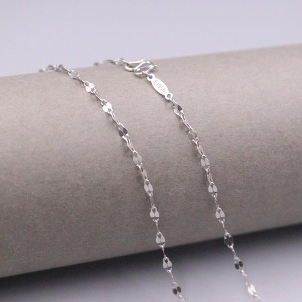 chains real platinum 950 necklace women's female 2.0mmw lip-shaped chain 16.9inch neckalce 18k gold jewelry, Silver
chains real platinum 950 necklace women's female 2.0mmw lip-shaped chain 16.9inch neckalce 18k gold jewelry, Silver
