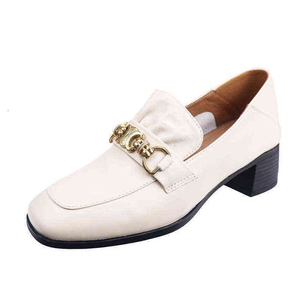 first layer cowhide women's fashion heel sho 2021 autumn leather shallow mouth single with one foot on low lefu
first layer cowhide women's fashion heel sho 2021 autumn leather shallow mouth single with one foot on low lefu