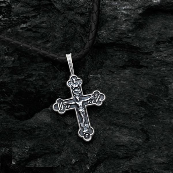 christian cross pendant necklace men's religious jesus christ savior metal hip hop, Silver
christian cross pendant necklace men's religious jesus christ savior metal hip hop, Silver